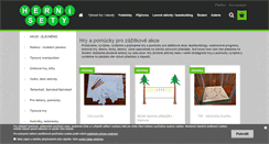 Desktop Screenshot of hernisety.cz