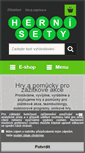 Mobile Screenshot of hernisety.cz